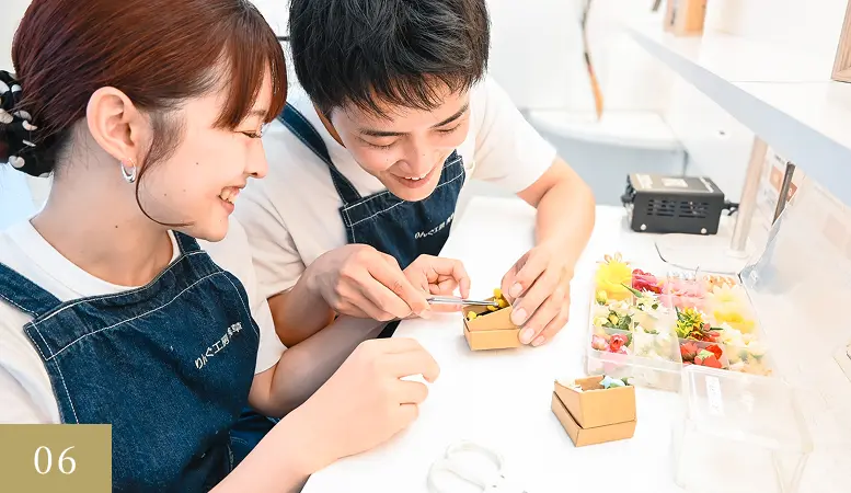 06.フラワーリングBOXの制作